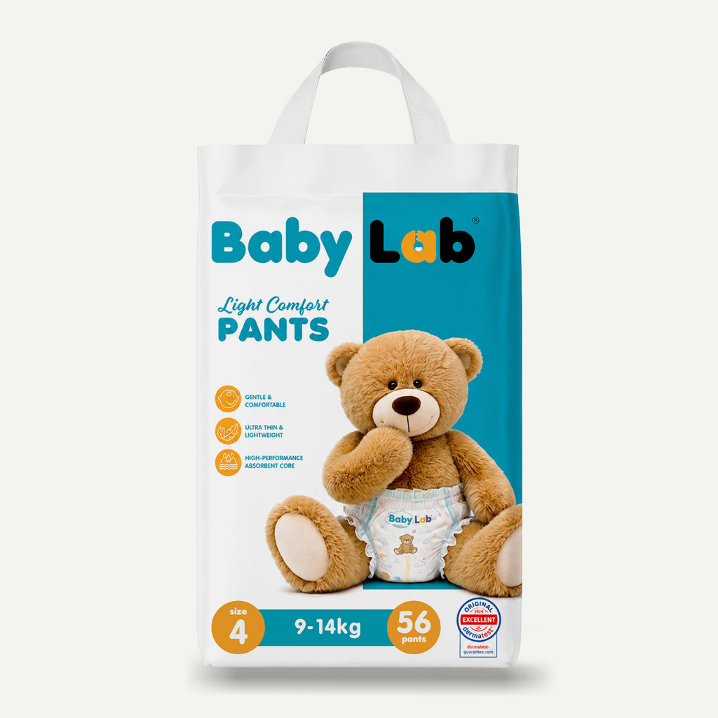 Baby Lab Light Comfort Nappy Pants - 56pcs - Size 4 (9-14 kg)